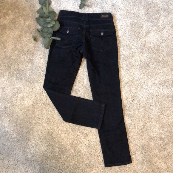 Levi’s Mid Rise Skinny Dark Blue Denim Size 6M - Picture 2 of 7